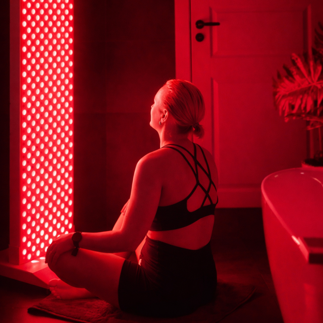 Rødt lys-behandling med Numans Lumi Elite 3000 for nervesystem og ro