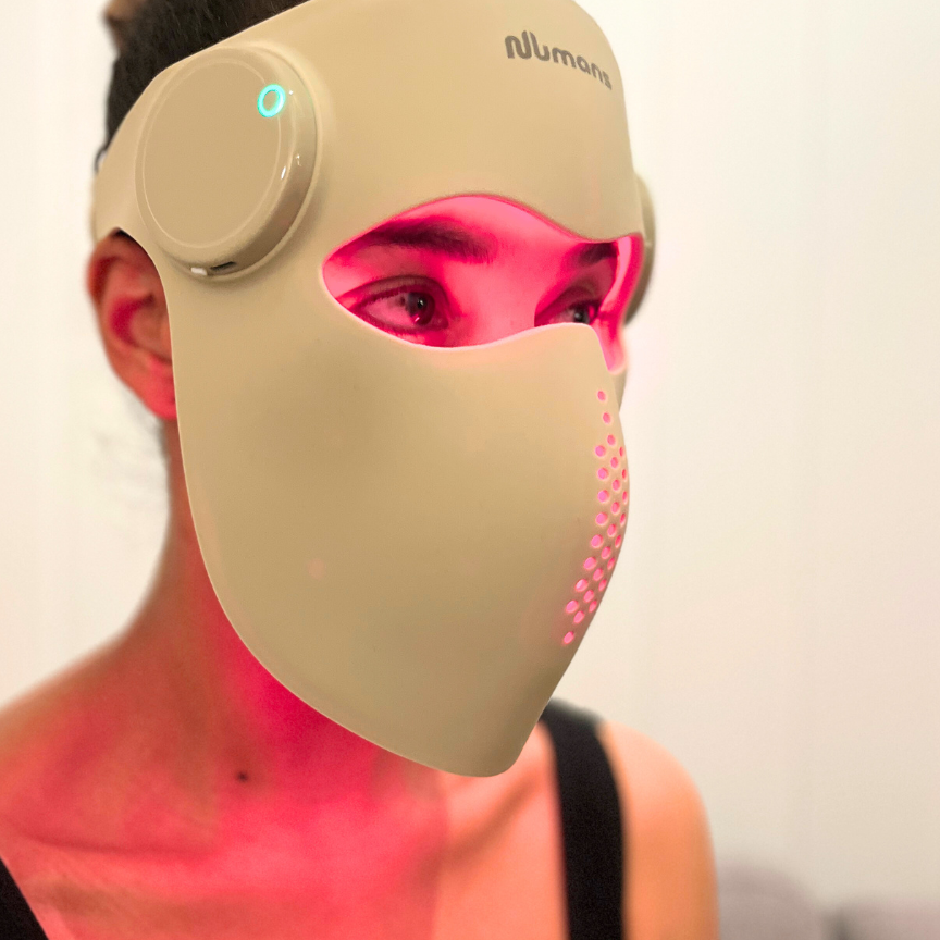 Numans Laser Pro Mask med myk silikon - komfortabel Laser-maske for hjemmebruk